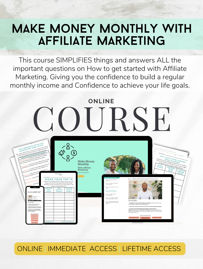 Make Money with Affiliate Marketing
